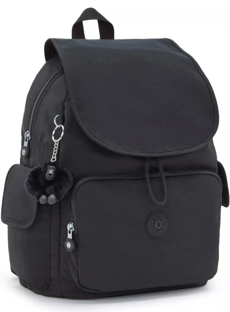 kipling City Pack Medium Female Backpack - Black Noir